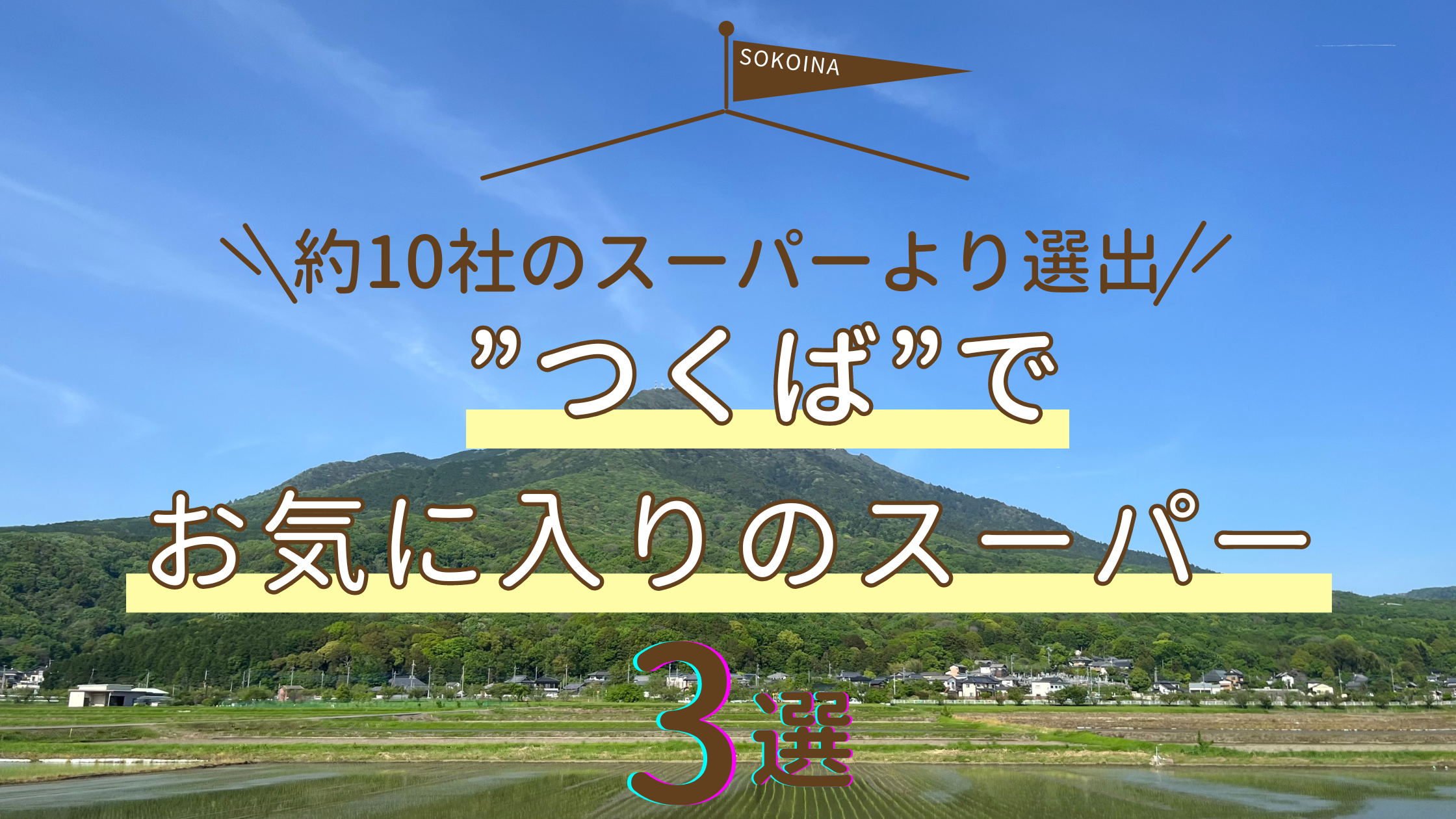 つくばでお気に入りのスーパー3選