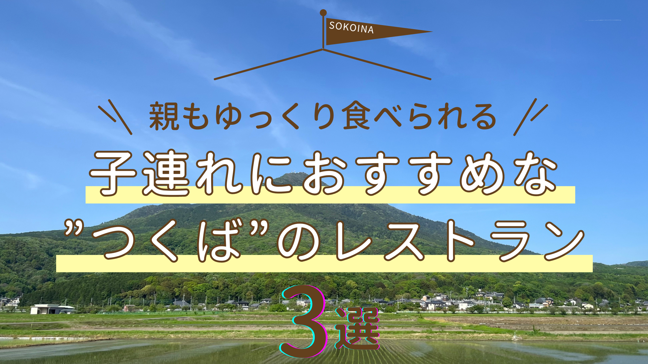 つくばで子連れにおすすめなレストラン3選